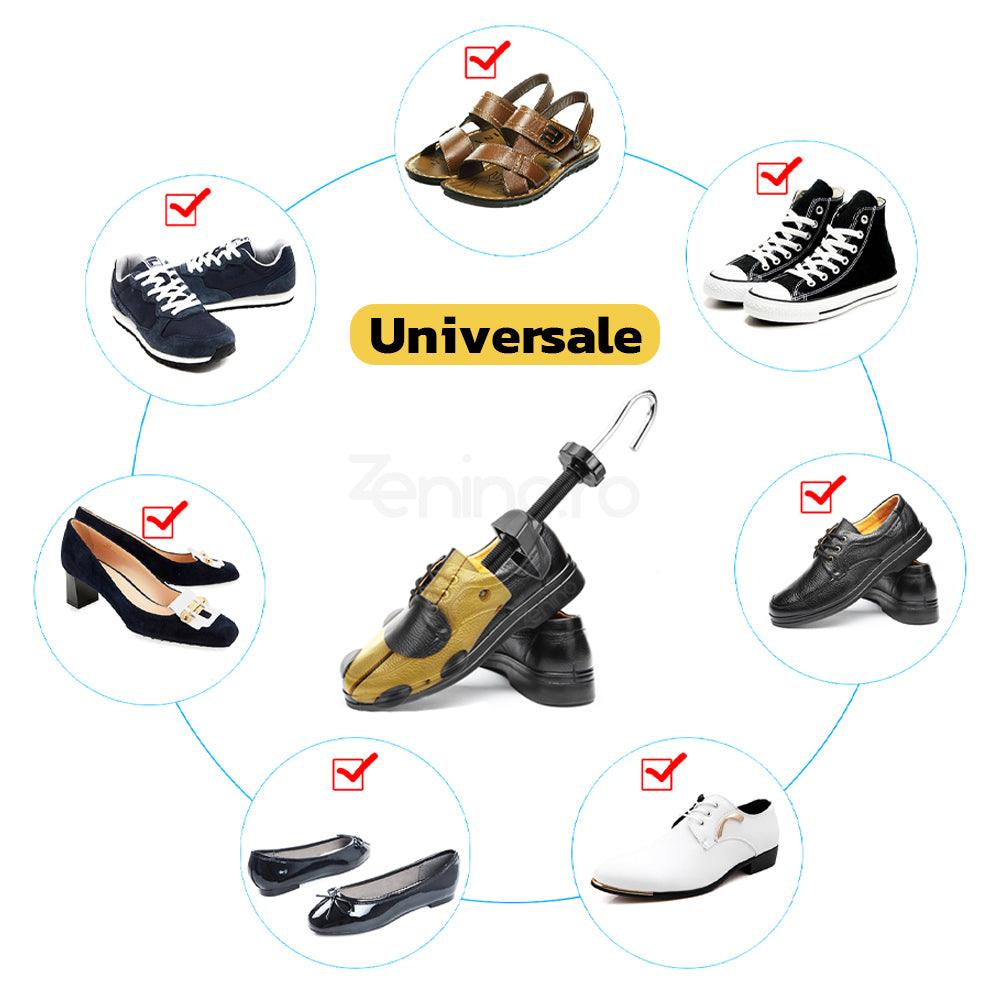 Set of 2 Adjustable Shoe Stretchers/Shoe Lasts, Widening and Lengthening, Size
