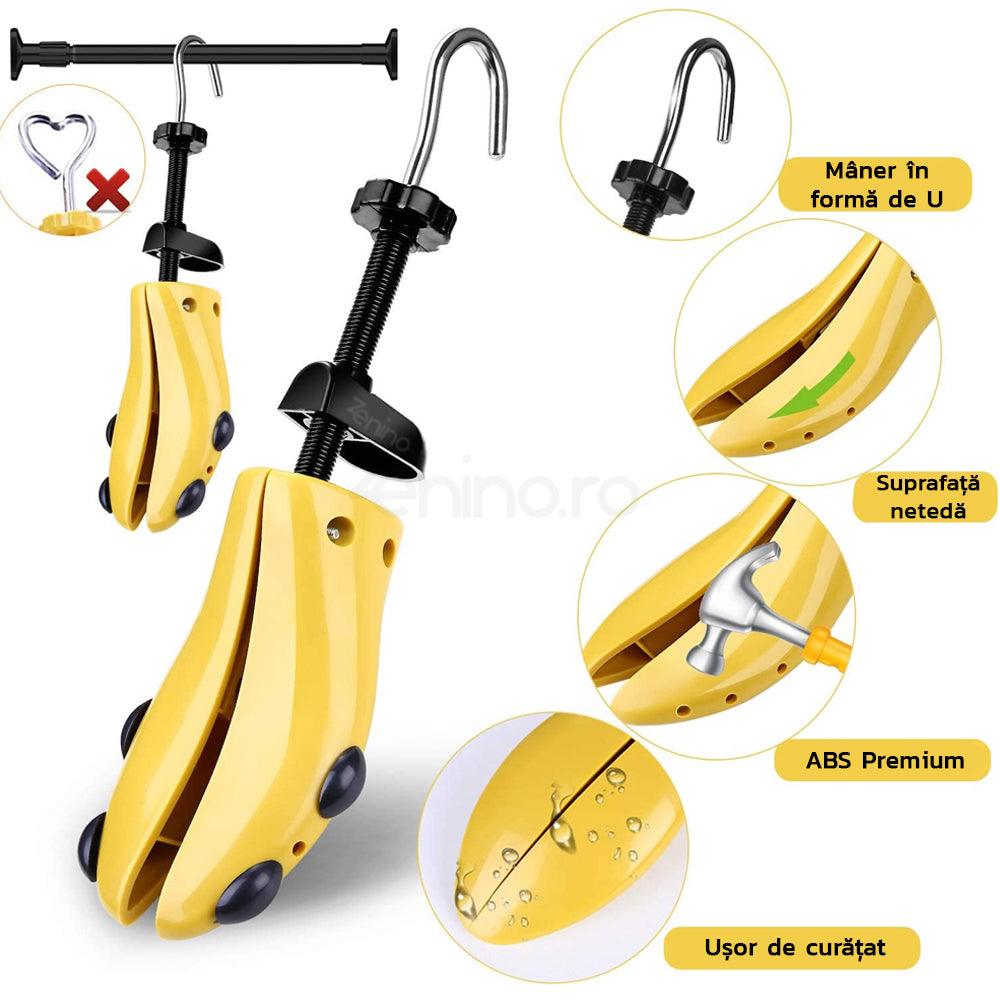 Set of 2 Adjustable Shoe Stretchers/Shoe Lasts, Widening and Lengthening, Size