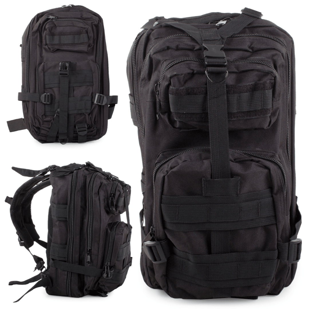 Rucsac Militar Tactic, pentru Drumetii, 30L, 2 Compartimente, Centuri de Prindere, Impermeabil, Material Rezistent, 43x24x25cm