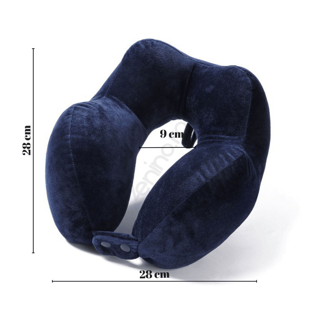 Travel Pillow, for Neck and Back, Support, Comfort, Memory Foam, Zipper, Hanging, Adjustable