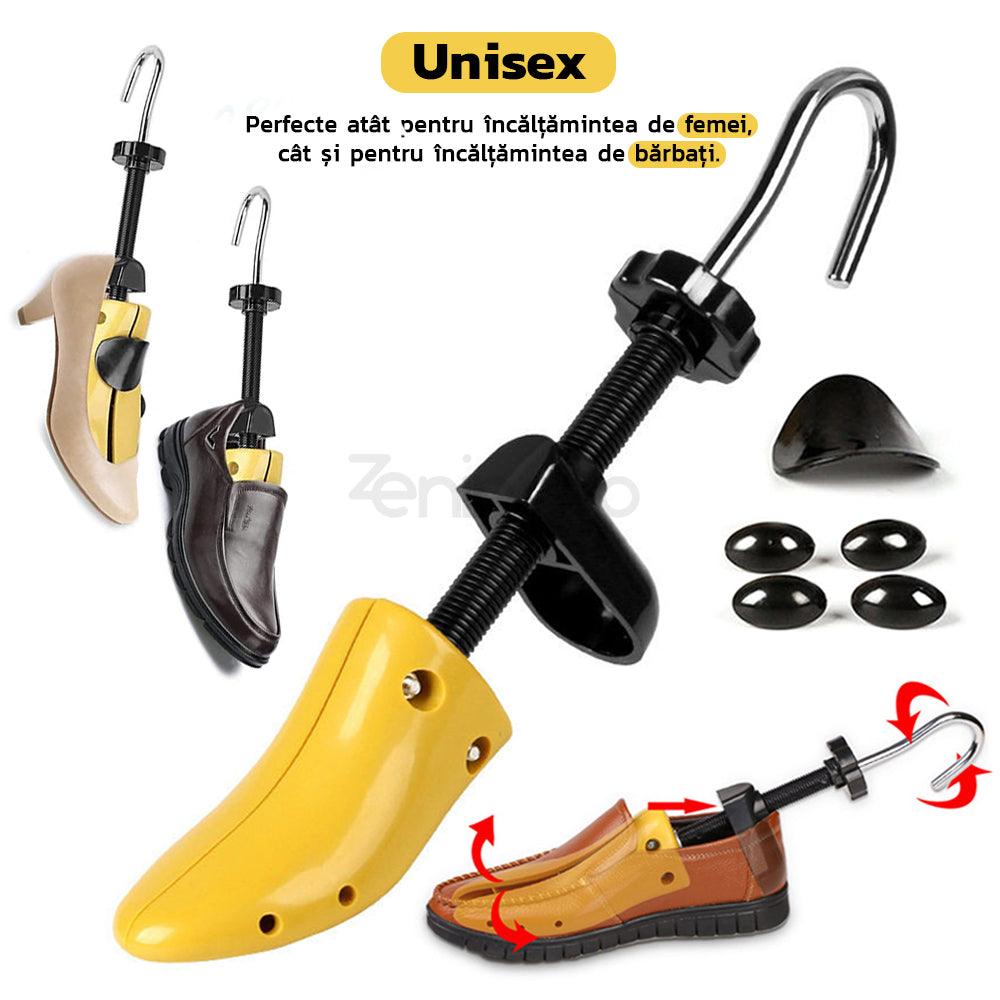 Set of 2 Adjustable Shoe Stretchers/Shoe Lasts, Widening and Lengthening, Size