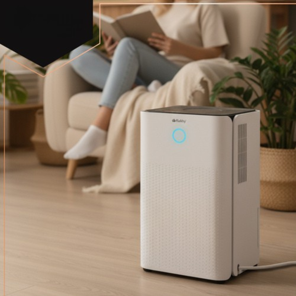 Dezumidificator 200W, Control Wi-Fi, 12L/24h, Temporizator, Silentios 38dB, Acoperire 30m