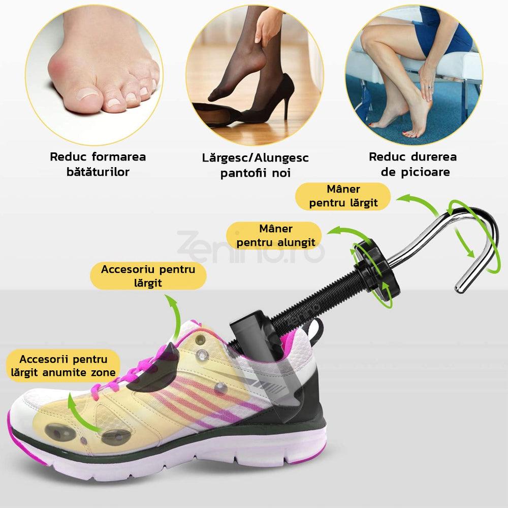 Set of 2 Adjustable Shoe Stretchers/Shoe Lasts, Widening and Lengthening, Size