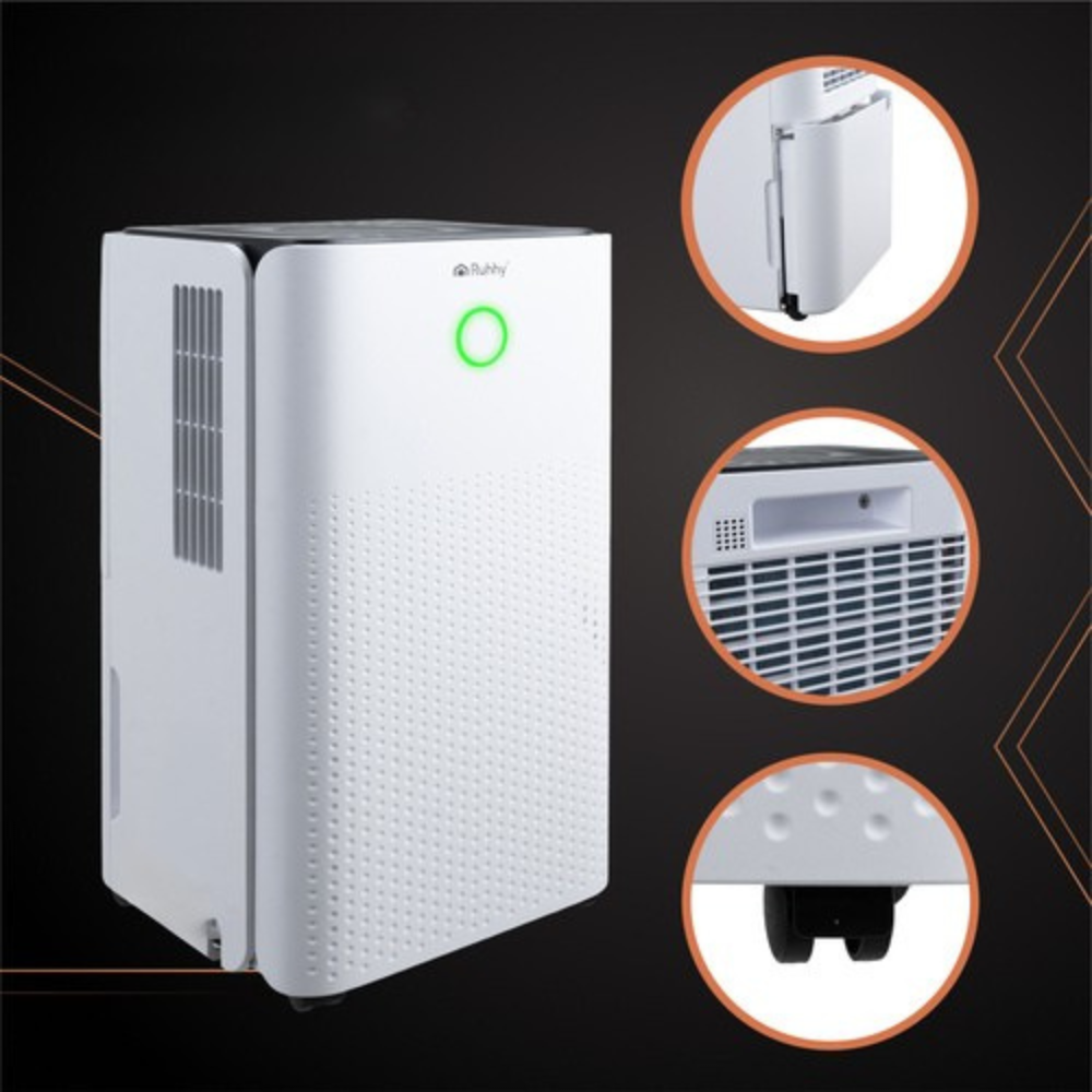 Dezumidificator 200W, Control Wi-Fi, 12L/24h, Temporizator, Silentios 38dB, Acoperire 30m