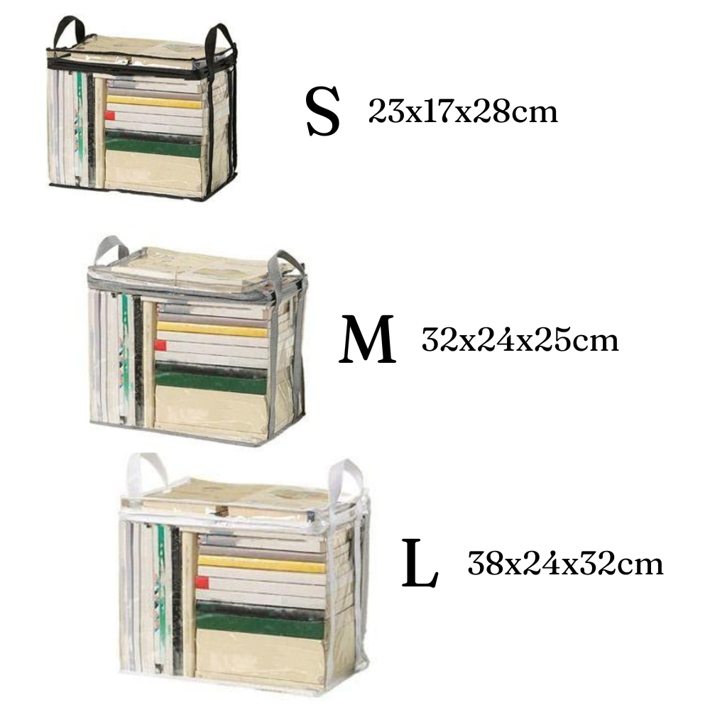 Cutie Depozitare PVC, Material Impermeabil, 3 Dimensiuni, Transparent