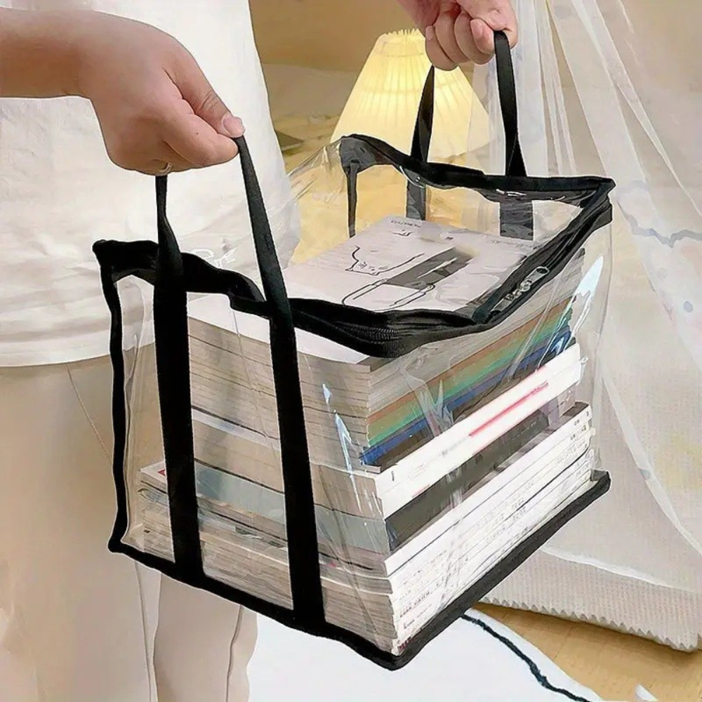 Cutie Depozitare PVC, Material Impermeabil, 3 Dimensiuni, Transparent