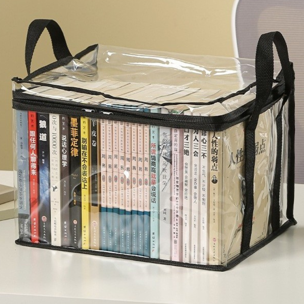 Cutie Depozitare PVC, Material Impermeabil, 3 Dimensiuni, Transparent