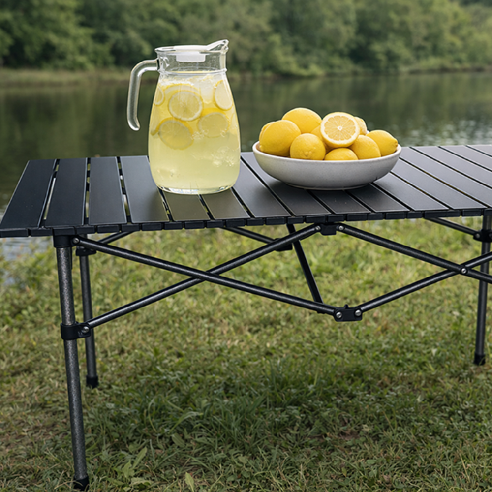 Masa de Camping Pliabila, Model Compact, 118x55x50cm, Sac de Transport