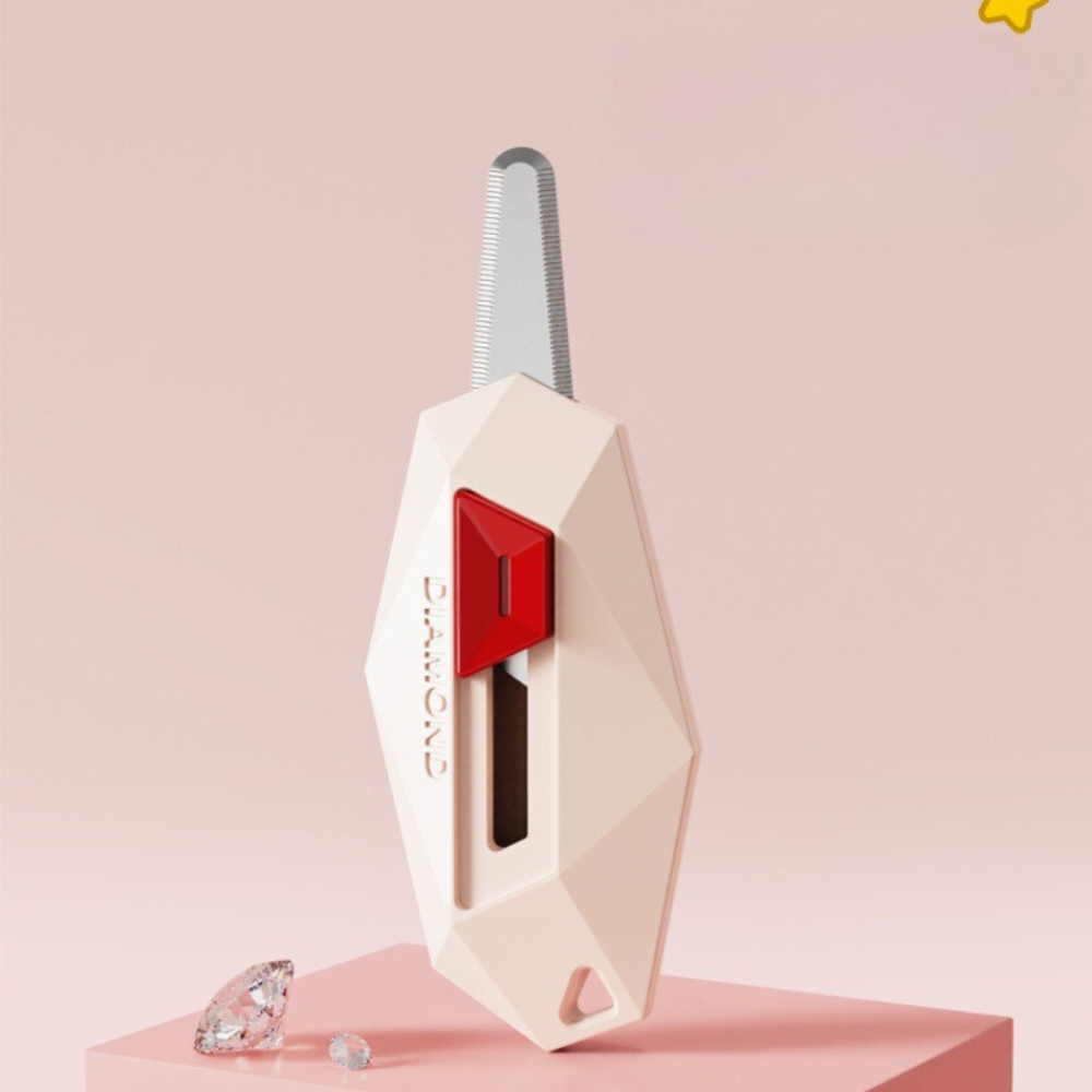 Classic Mini Cutter, for Boxes, Retractable Blade, Compact Dimensions 6.5x3.5