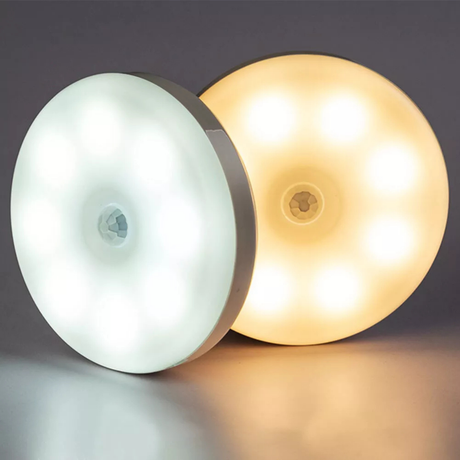 Lampa de Veghe, Senzor de Miscare, Incarcare USB, 8.5x2.3cm