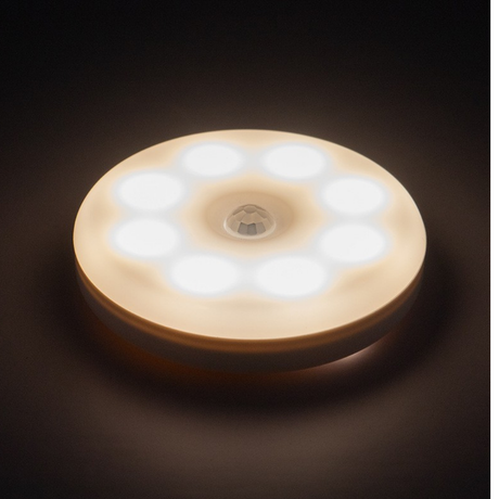 Lampa de Veghe, Senzor de Miscare, Incarcare USB, 8.5x2.3cm