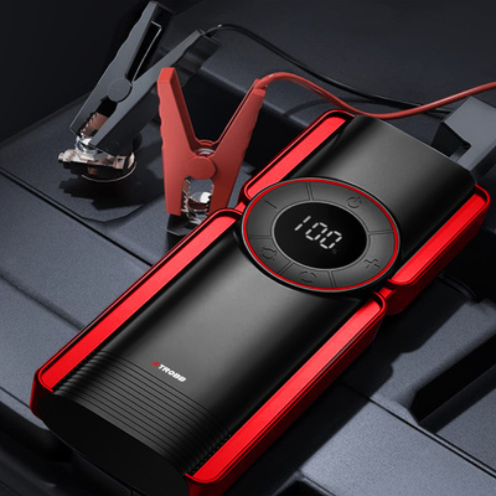 Redresor Auto 6in1, Starter 800A, 120W, 12V/10A, 10000 mAh, Lanterna LED, Compresor