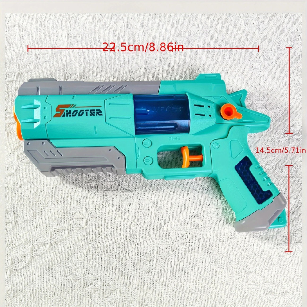 Pistol cu Apa pentru Copii, Rezervor 200ml, Usor de Folosit, 3 Ani+