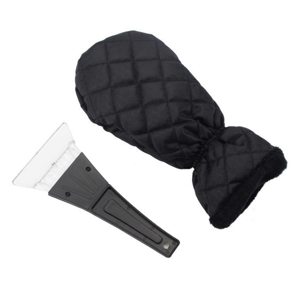 Set Racleta si Manusa pentru Zapada, Material Impermeabil, Captusit