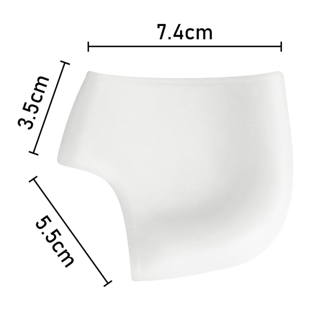 Set 2 Protectii Calcaie, Efect de Hidratare, din Silicon, Reutilizabil