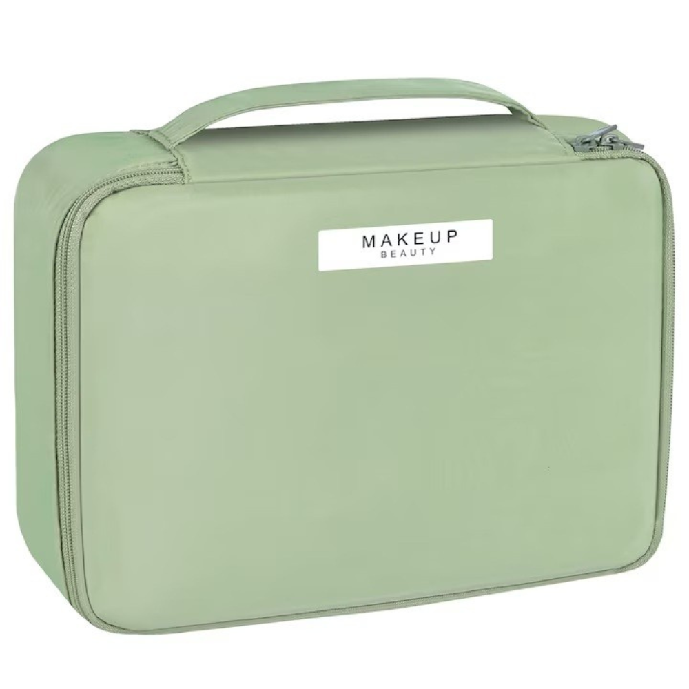2in1 Cosmetic Organizer Bag, Eyeshadow Included, Waterproof, for Travel