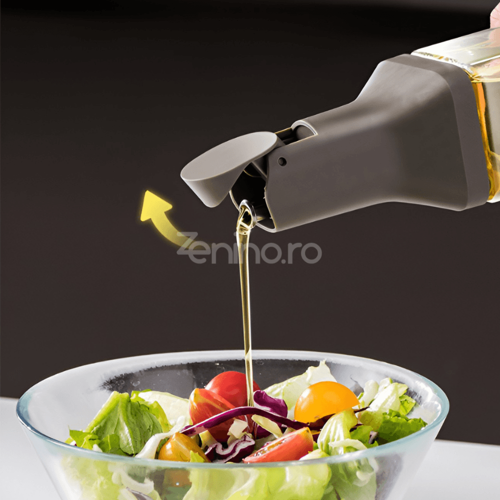 Dispenser Ulei, Capacitate 500ml, Deschidere/Inchidere Automata, Inductie Gravitationala, 29.5cm