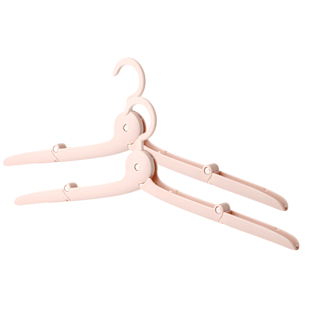 Foldable Travel Hanger Set, Portable Model, Universal, Made of PP