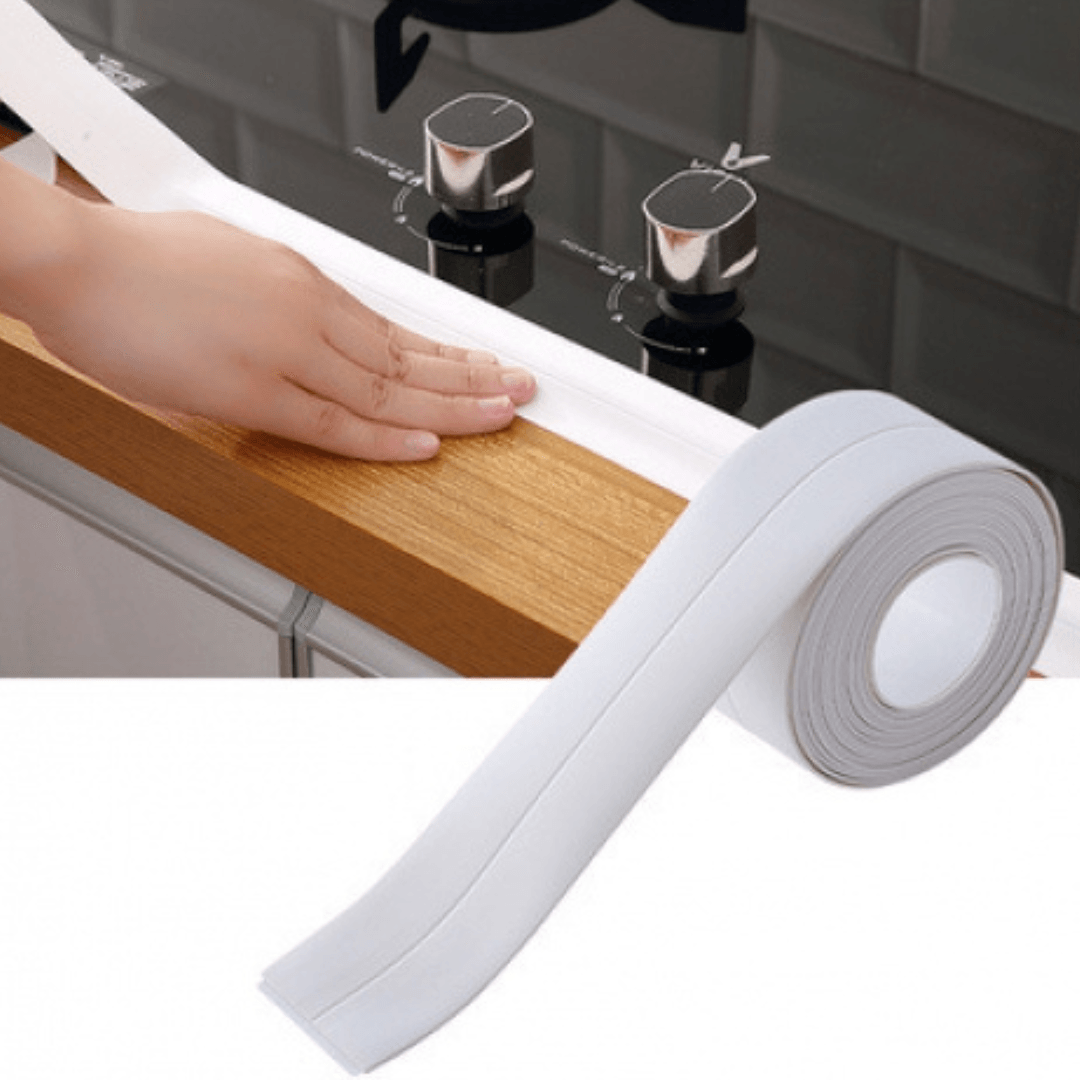 Banda Adeziva, pentru Etansare, Impermeabila, Previne Mucegaiul, Latime 2.2cm, Alba