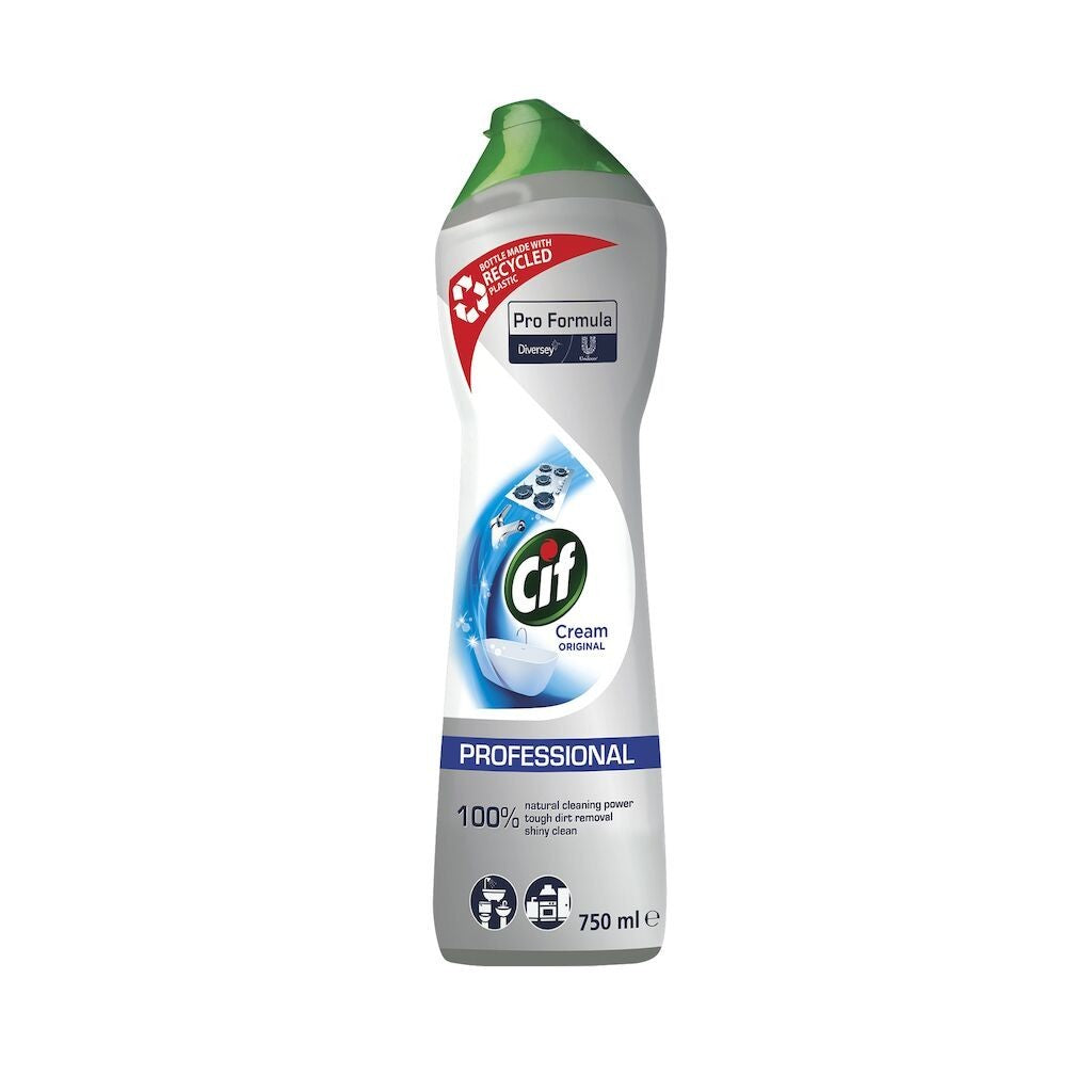 CIF Professional Cream, Crema de Curatare Non-Abraziva 0.75 L
