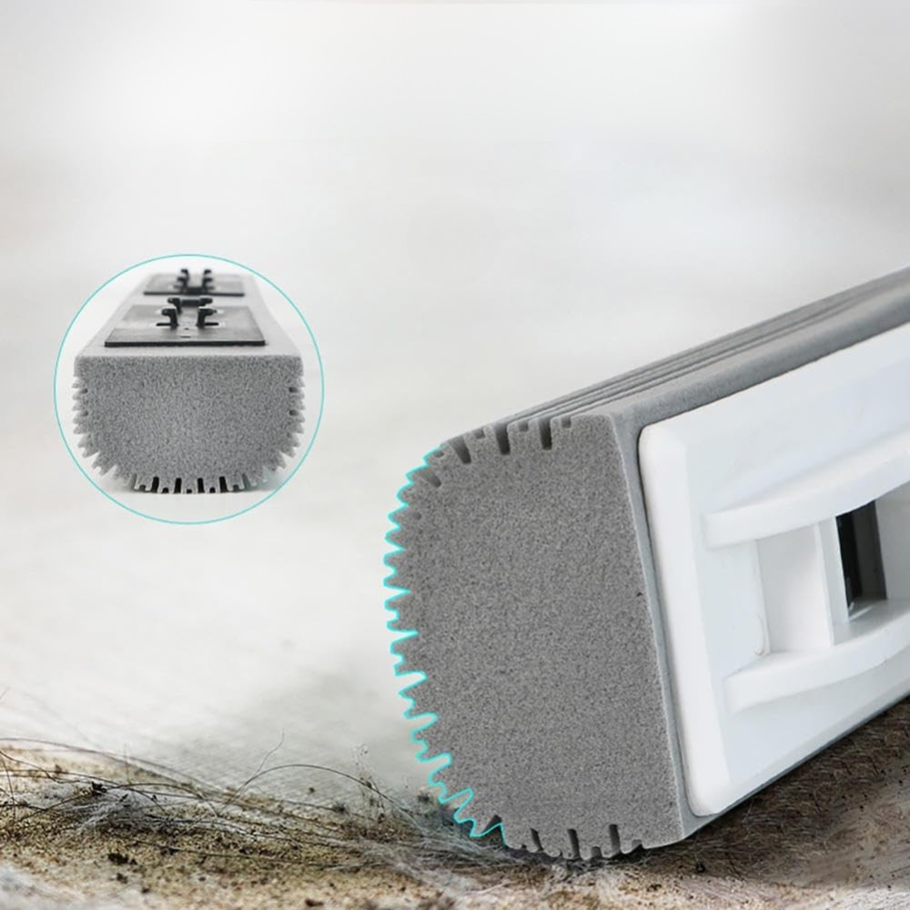 Set Mop Telescopic cu Galeata Pliabila, Burete Bumbac, Tija Reglabila, Sistem Stoarcere