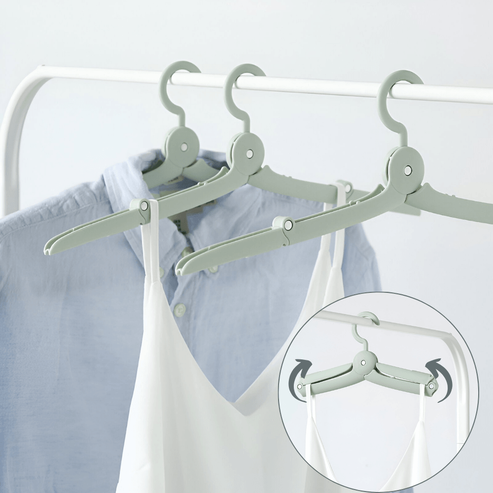 Foldable Travel Hanger Set, Portable Model, Universal, Made of PP