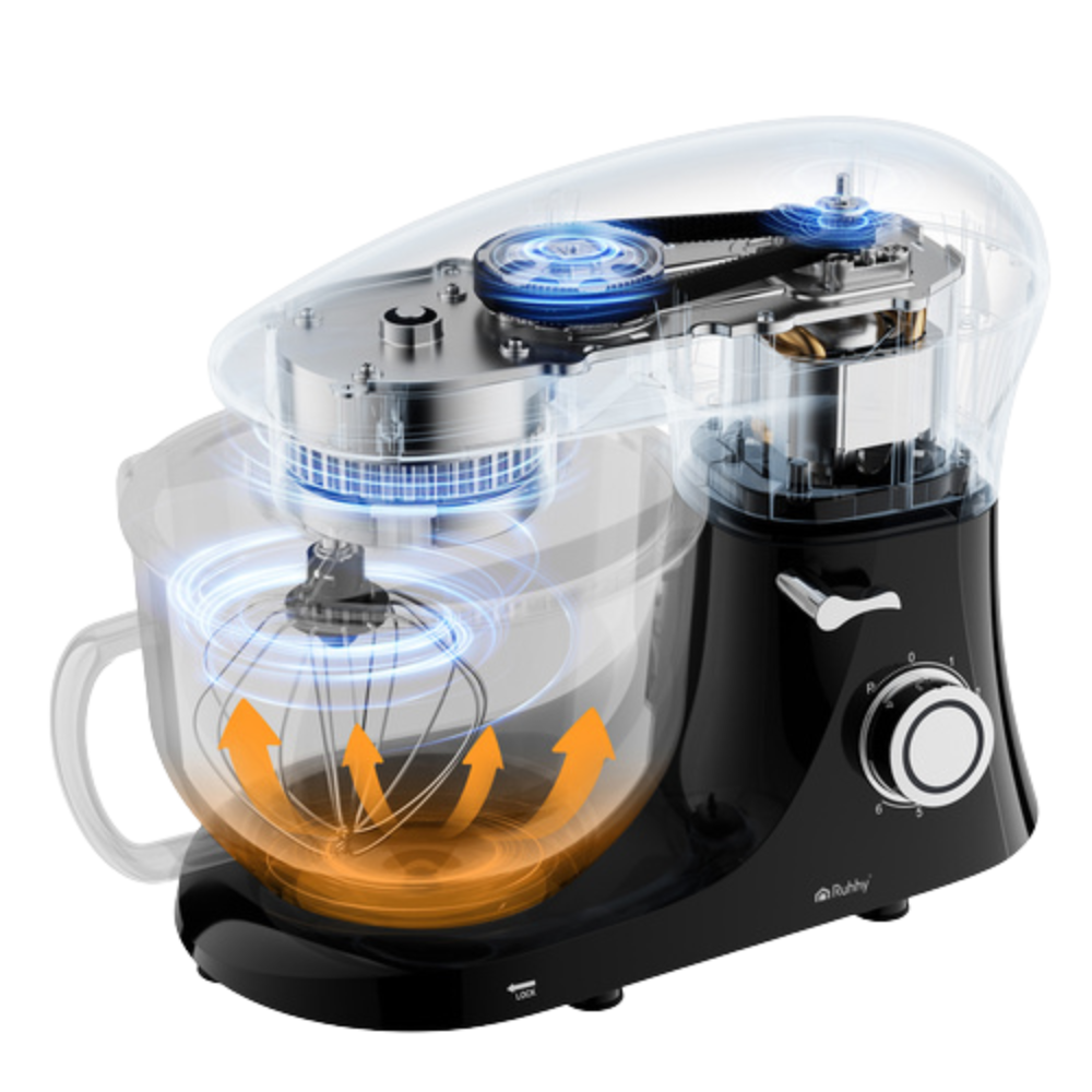 Robot de Bucatarie, 1000W, 8 Trepte Viteza, Bol 4.5L, Amestecare Planetara, Accesorii