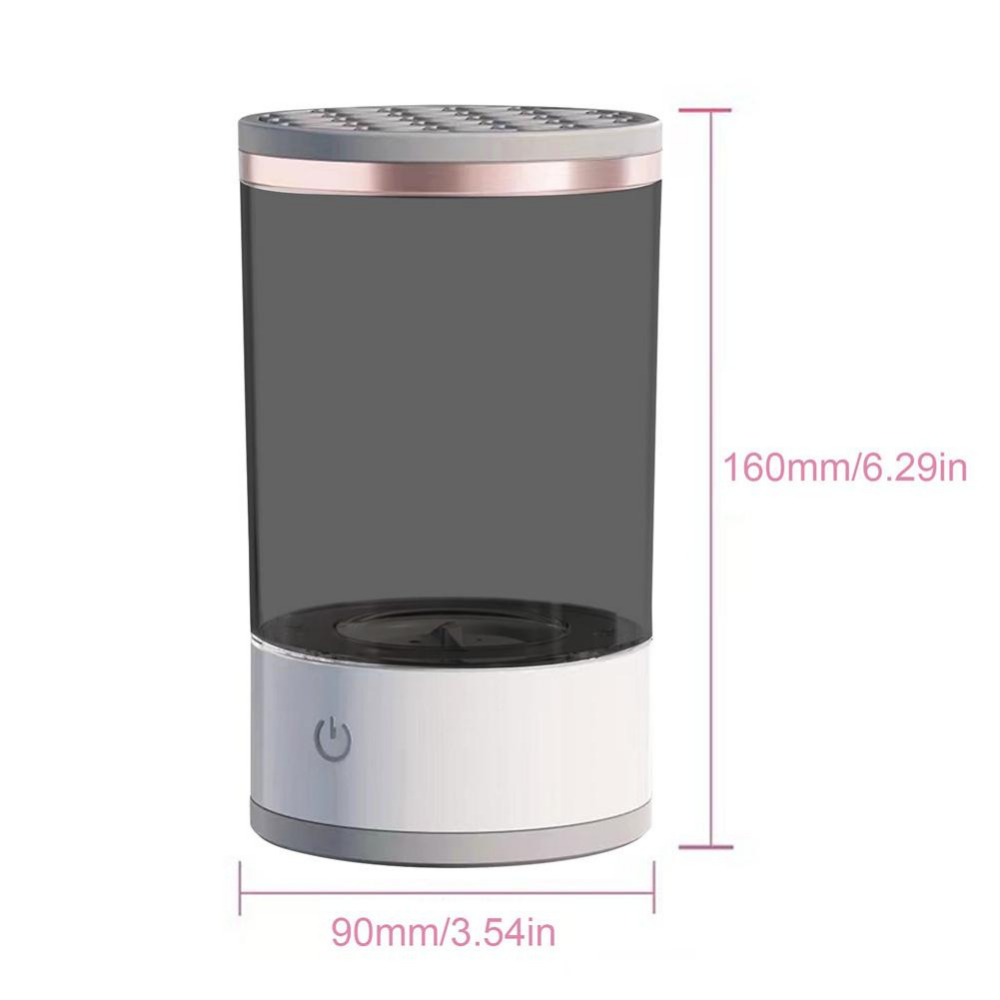 Makeup Brush Cleaner, Portable, 7000Rpm, with Vibration, USB Charging, White