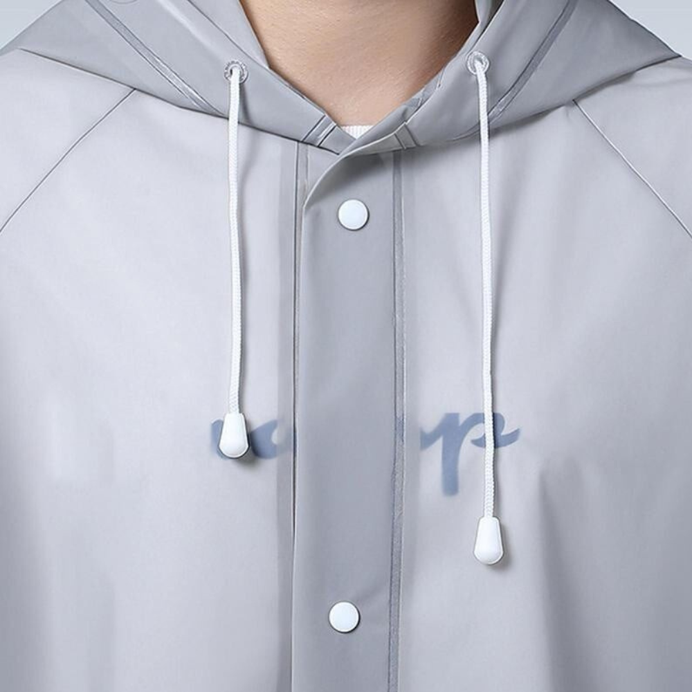 Pelerina de Ploaie, Marime Universala, Model Lung, Prindere cu Capse, Impermeabil