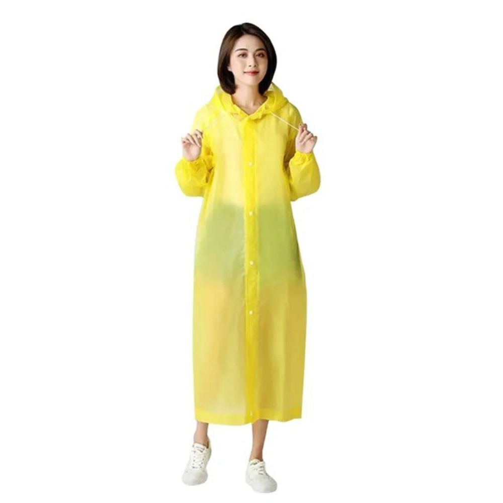 Pelerina de Ploaie, Marime Universala, Model Lung, Prindere cu Capse, Impermeabil