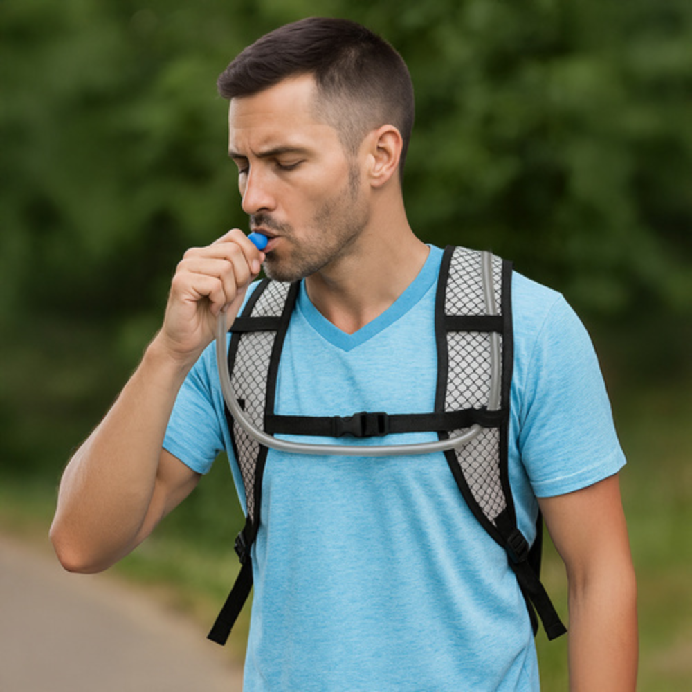 Rucsac de Hidratare, Rezervor 2L, Bretele Reglabile, Furtun 100cm