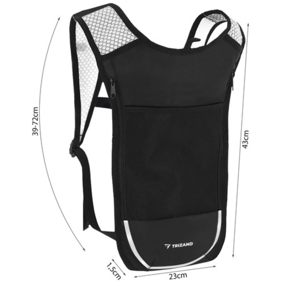 Rucsac de Hidratare, Rezervor 2L, Bretele Reglabile, Furtun 100cm