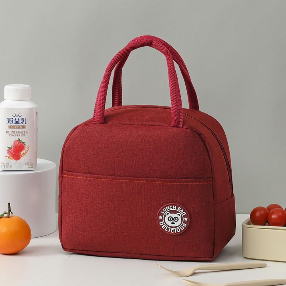 Geanta Termica pentru Pranz, 22x14x19cm, Impermeabila, Buzunar Lateral