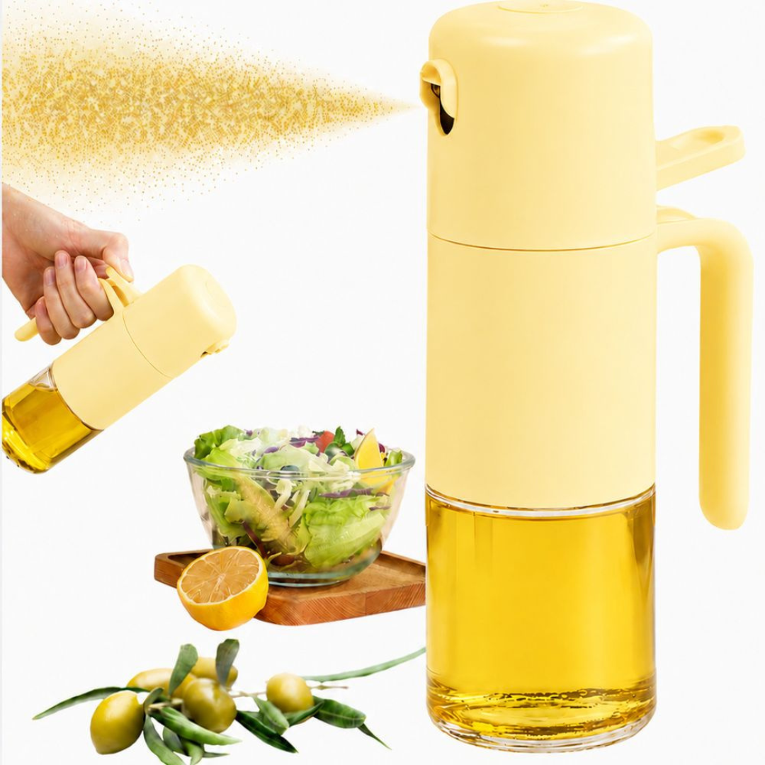 Pulverizator Ulei, Otet, 210ml, Distribuire Uniforma, din Sticla, Maner Ergonomic