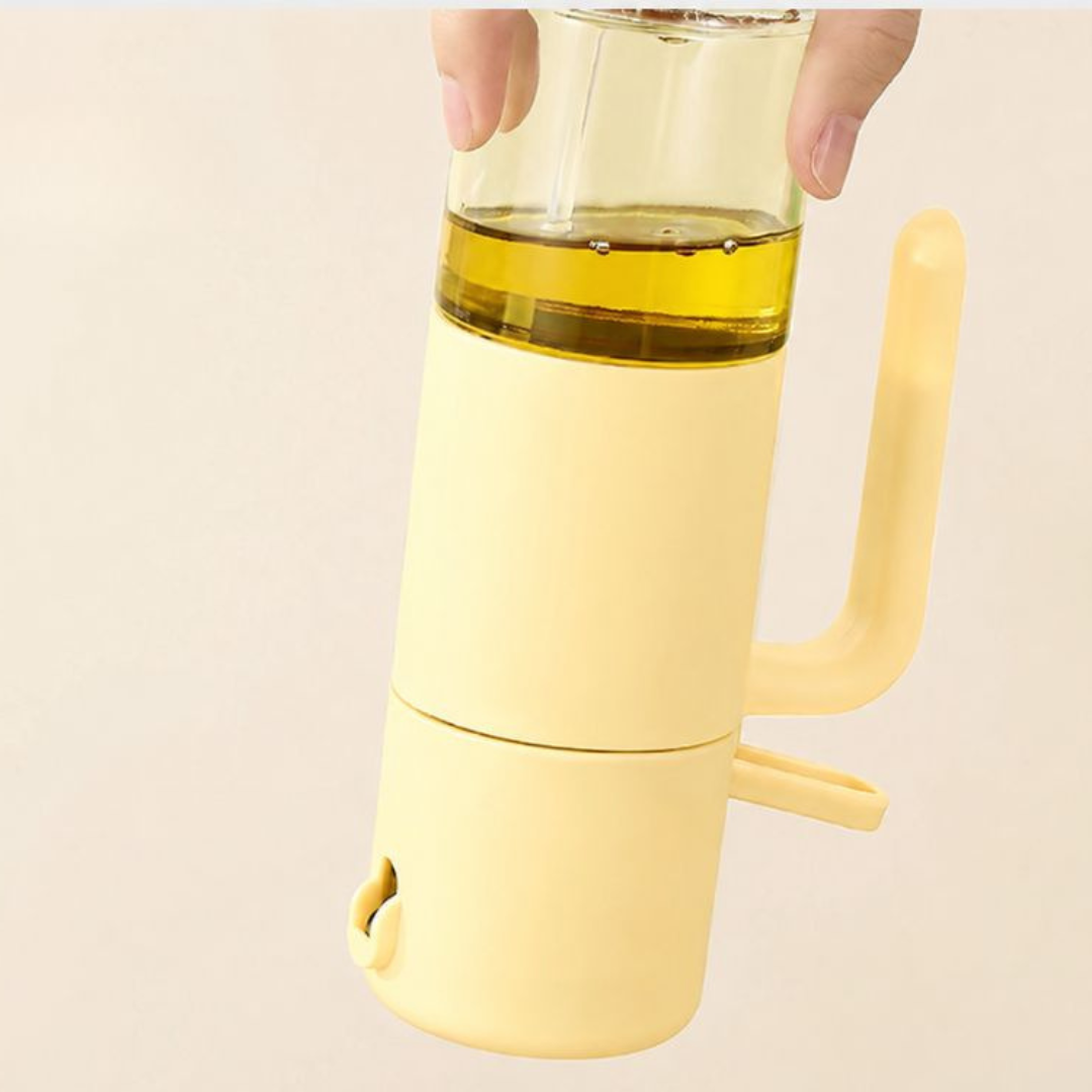 Pulverizator Ulei, Otet, 210ml, Distribuire Uniforma, din Sticla, Maner Ergonomic
