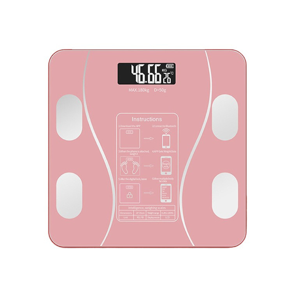 Smart Body Scale, with App, USB Charging, Data Storage, 180kg