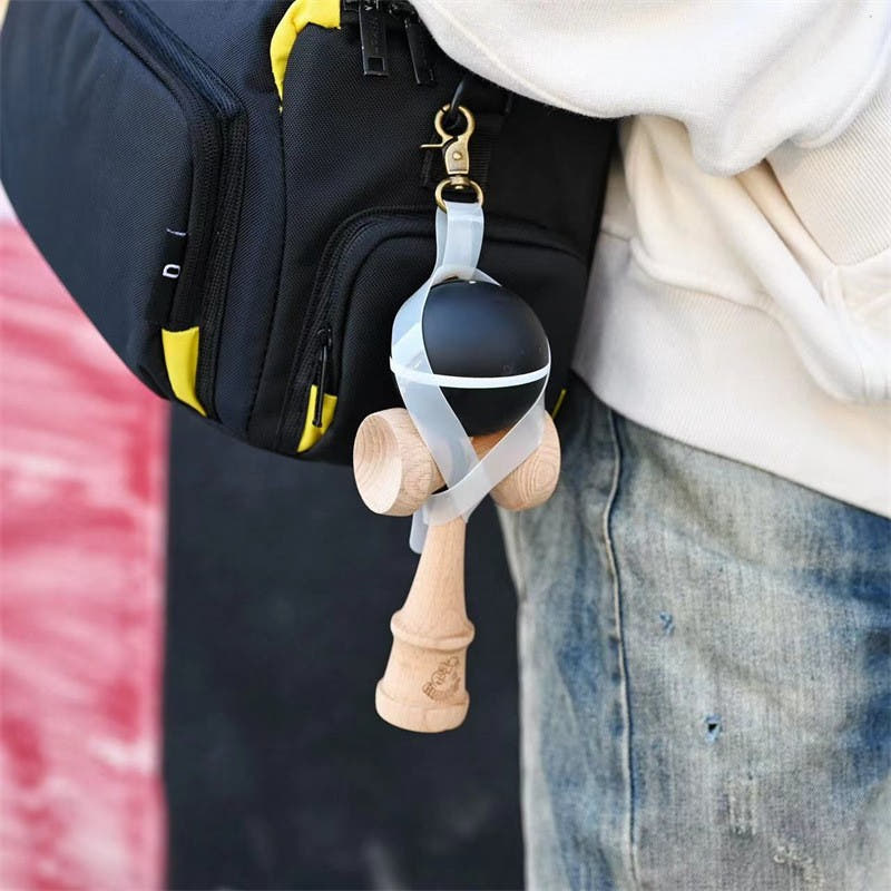Husa Breloc Kendama, Piele Ecologica, Catarama cu Agatare