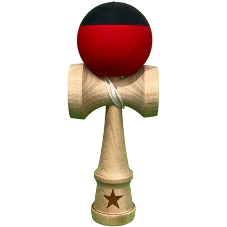 Kendama X Original, 18cm, Strat Cauciucat, Lemn, Copii si Adulti, Joc Interactiv