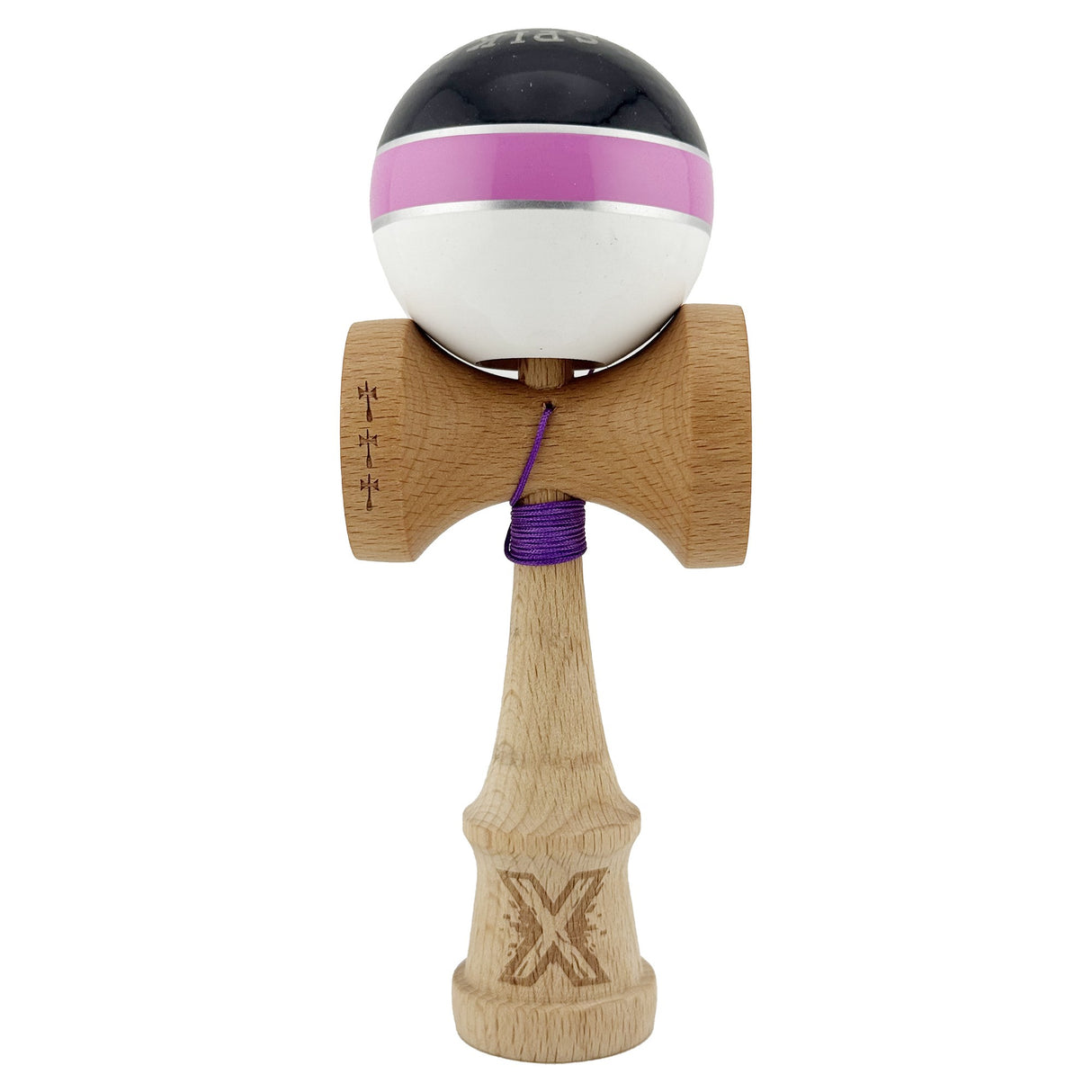 Kendama X Royal Spike Original, Big Cups V2, Super Sticky, Rulment Metalic, Ata 55cm