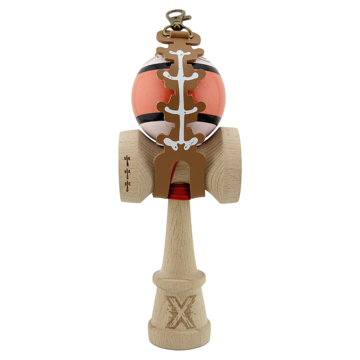 Husa Breloc Kendama, Piele Ecologica, Catarama cu Agatare