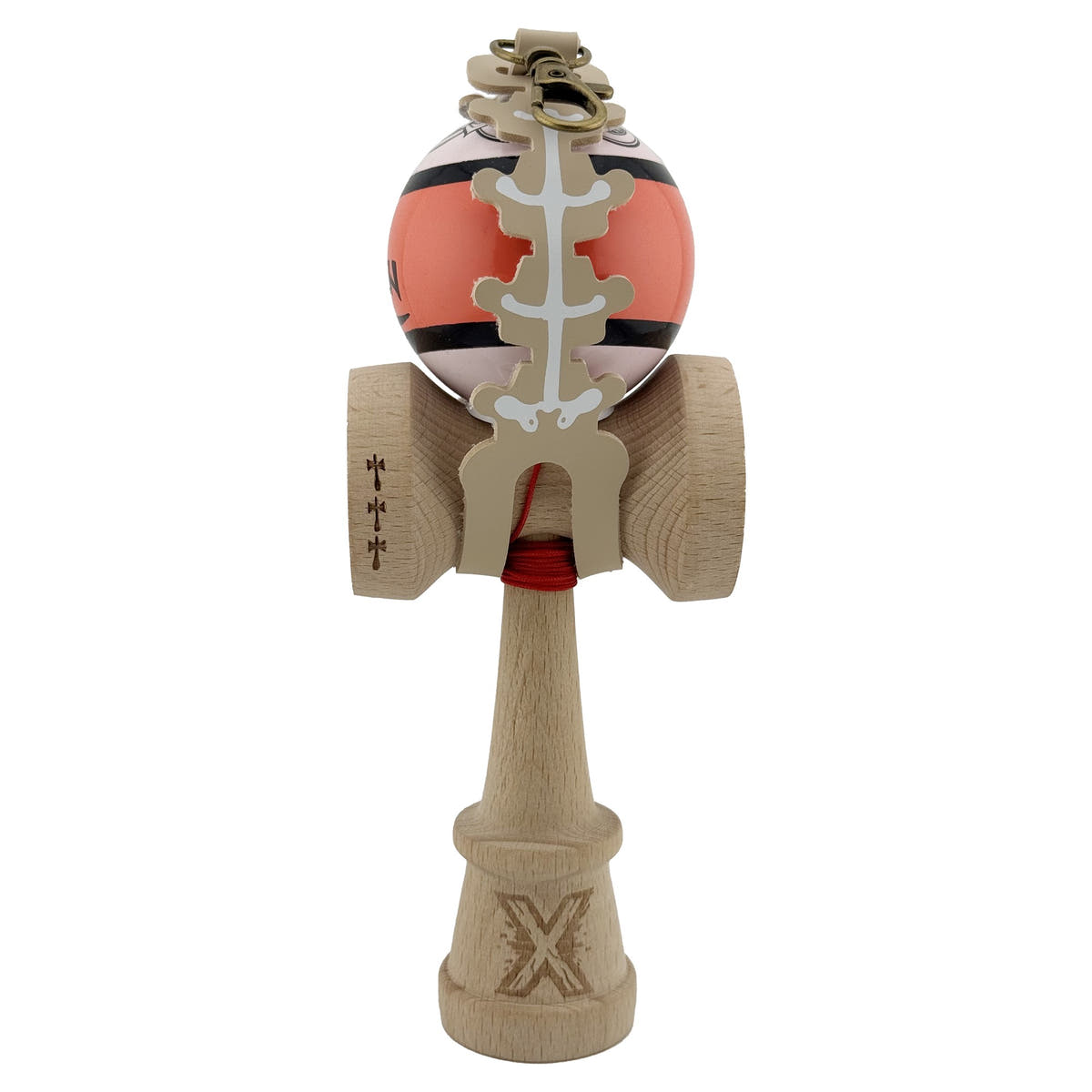 Husa Breloc Kendama, Piele Ecologica, Catarama cu Agatare