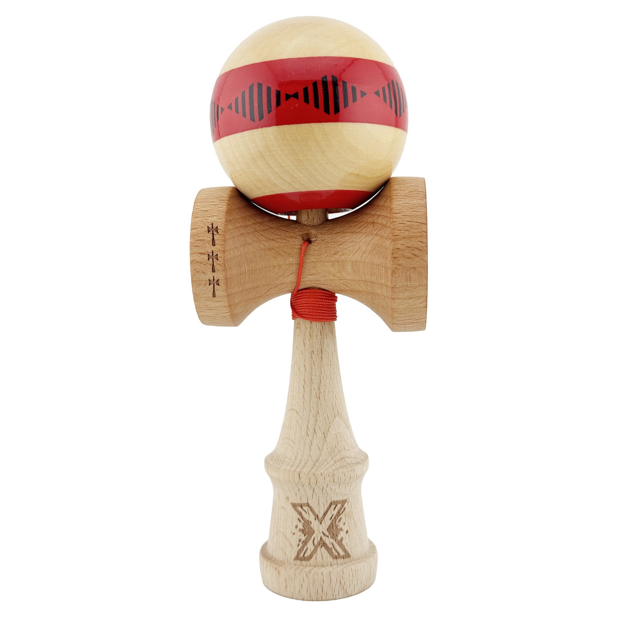Kendama X Frequency Original, Big Cups V2, Super Sticky, Rulment Metalic, Ata 55cm