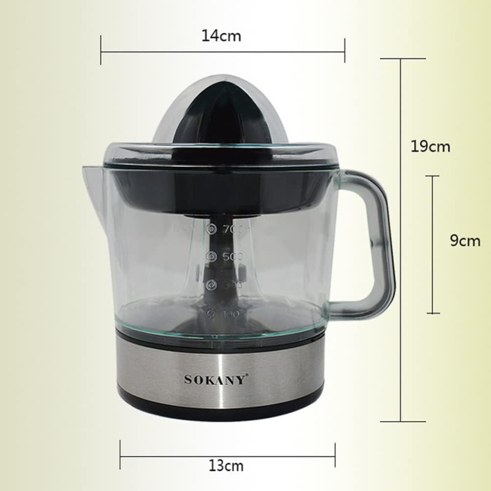 Storcator de Citrice Electric, 700ml, Usor de Curatat, Transparent