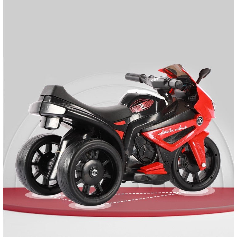 Motocicleta Electrica cu 3 Roti, Functie Anti-Rasturnare, Lumini si Muzica, Baterie 6V