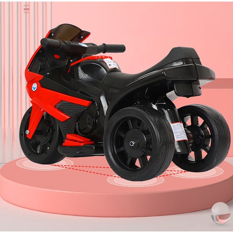 Motocicleta Electrica cu Telecomanda, Functie Anti-Rasturnare, Lumini si Muzica, cu Acumulator, Copii 1-4 Ani