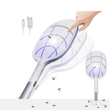 Paleta Electrica Anti-Daunatori, Incarcare USB, Lampa UV, Impotriva Tantarilor si Insectelor