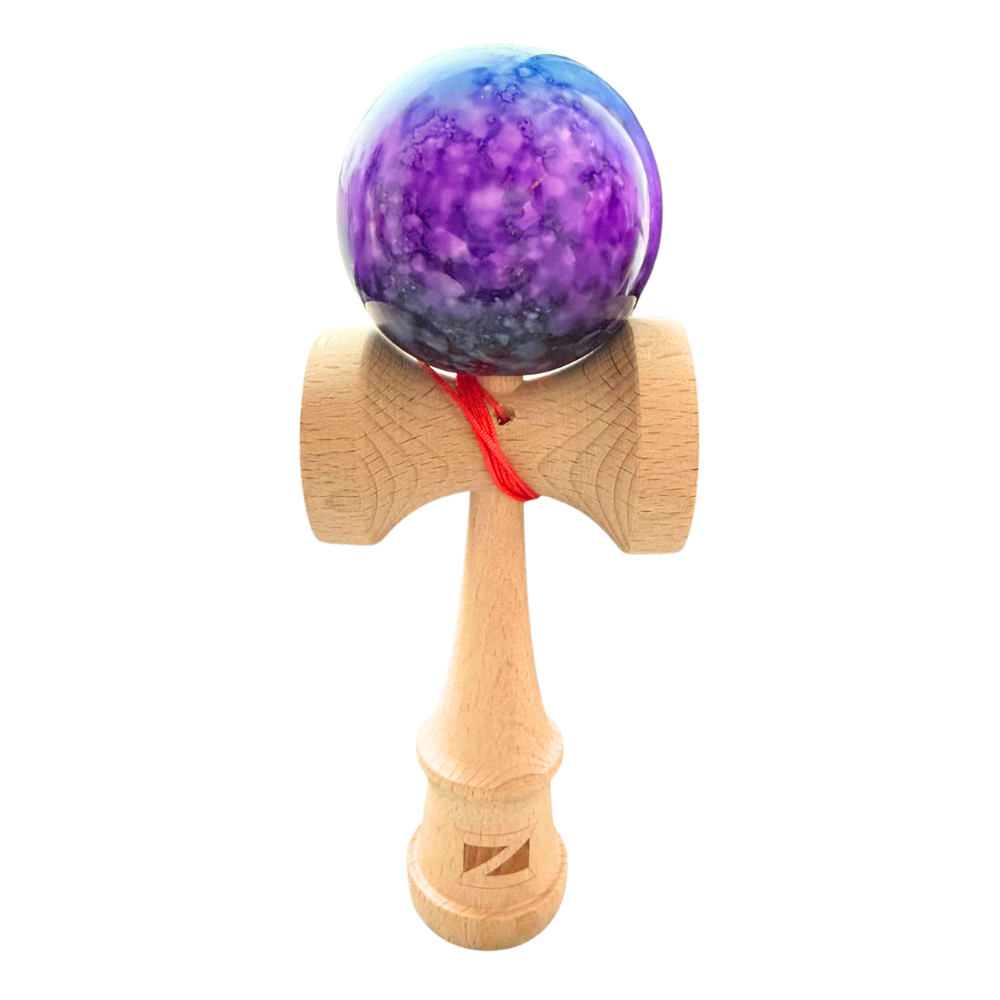 Kendama Zenuk Original, Big Cup, Lemn, Copii si Adulti, Joc Interactiv, Sac Catifea