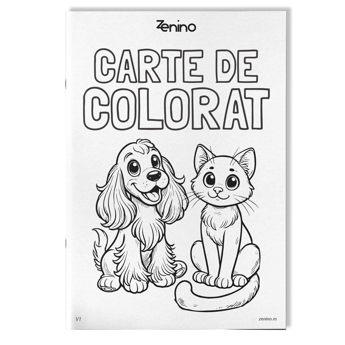 Coloring Book, Suitable for Markers, A5 Format, 12 Drawings, Thick Sheet