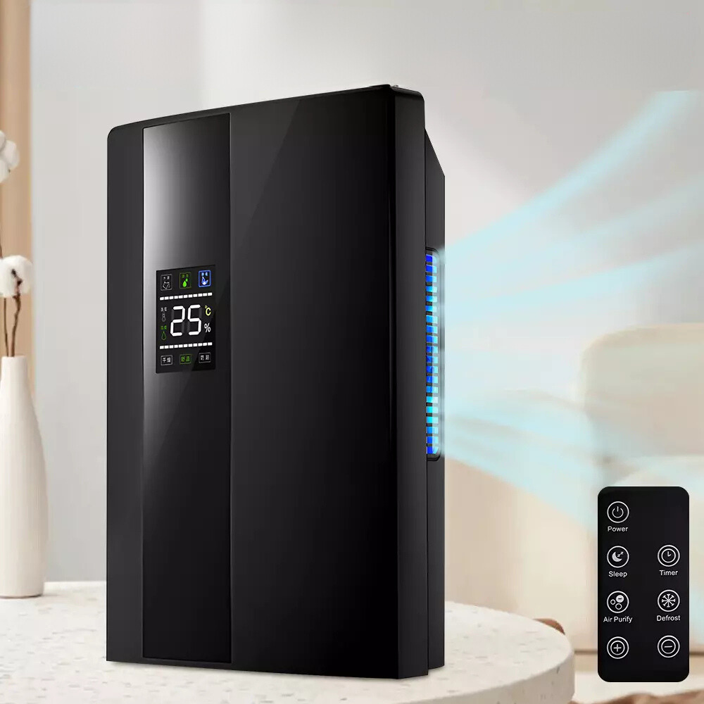 Dezumidificator Electric, 650ml/zi, Anti-Mucegai, Rezervor 1800ml, 90W, Silentios