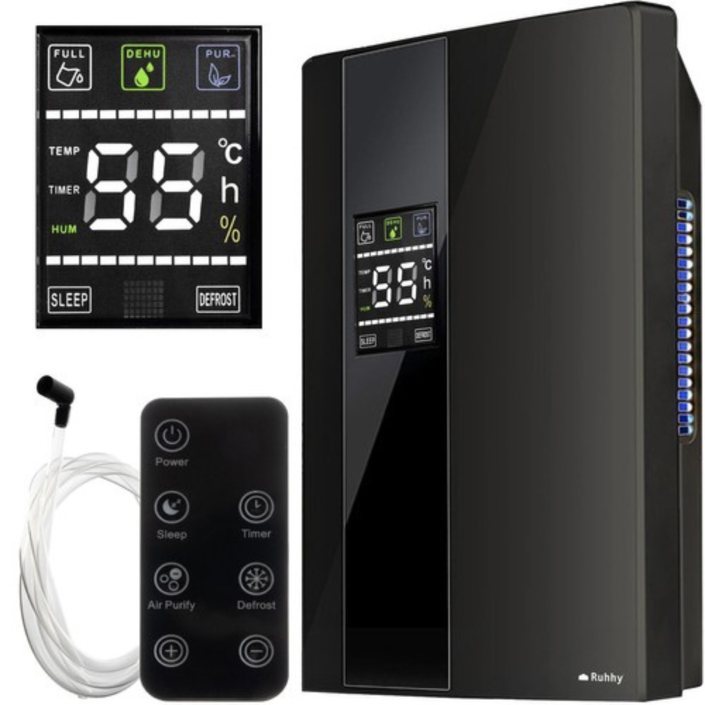 Dezumidificator Electric, 650ml/zi, Anti-Mucegai, Rezervor 1800ml, 90W, Silentios